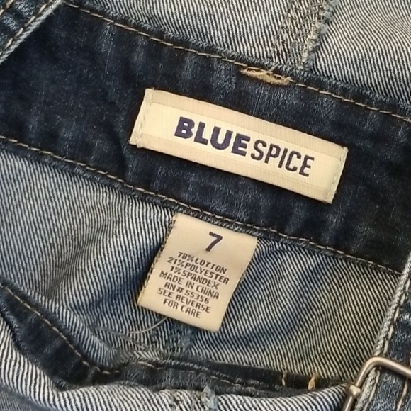 Distressed overalls blue spice 7 - Picture 7 of 10